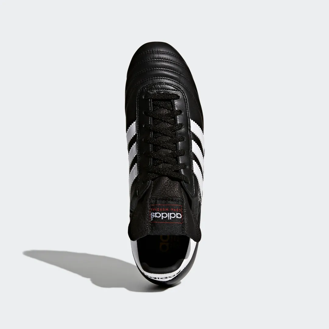 adidas COPA MUNDIAL Firm Ground Soccer Cleats | Black-White | Kid's Unisex