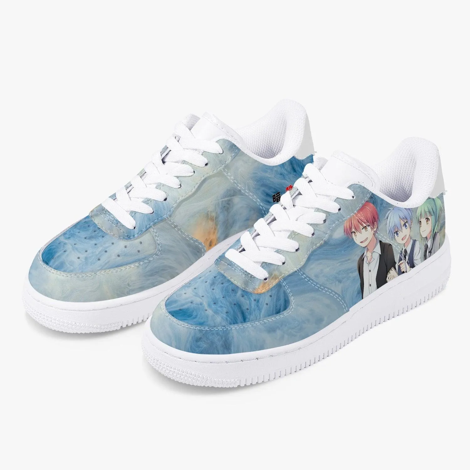 Assassination Classroom Karma Akabane with Nagisa Shiota & Kayano KaedeAF1 Anime Shoes