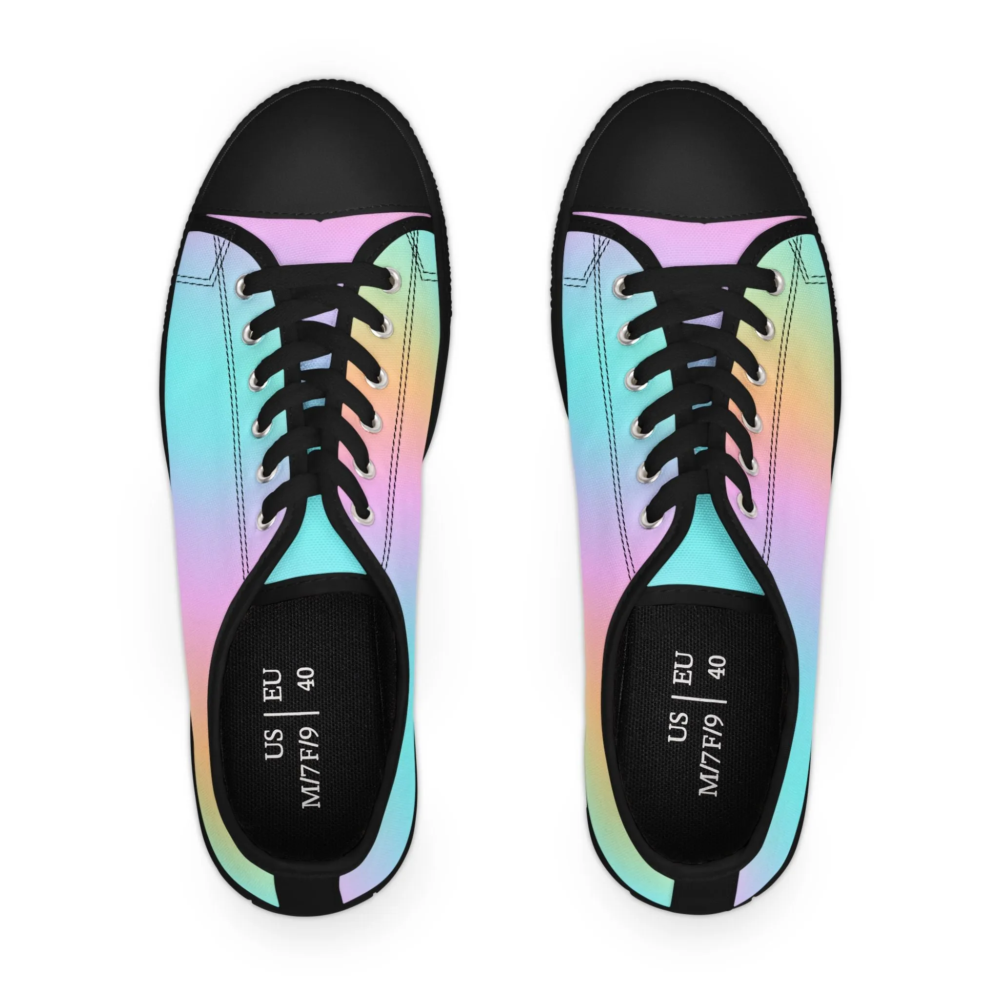 Canvas Sneakers, Pop Of Color Variant, Women's Low Top Sneakers, Stylish And Comfortable, Minimal Yet Classy