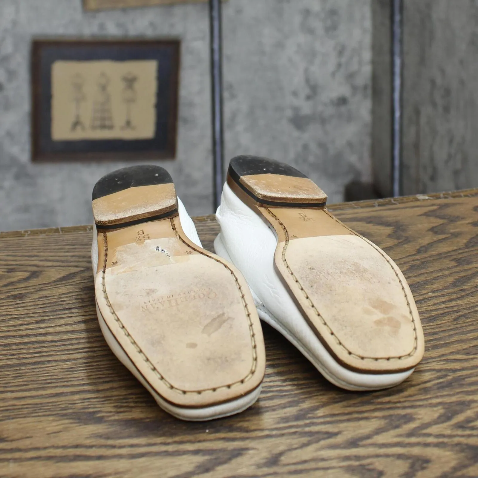 Cole Haan Womens Vintage Moccasins Loafers 16741576046923 White 5.5B