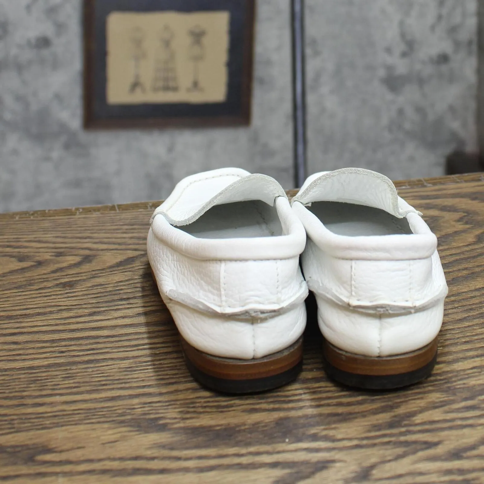 Cole Haan Womens Vintage Moccasins Loafers 16741576046923 White 5.5B
