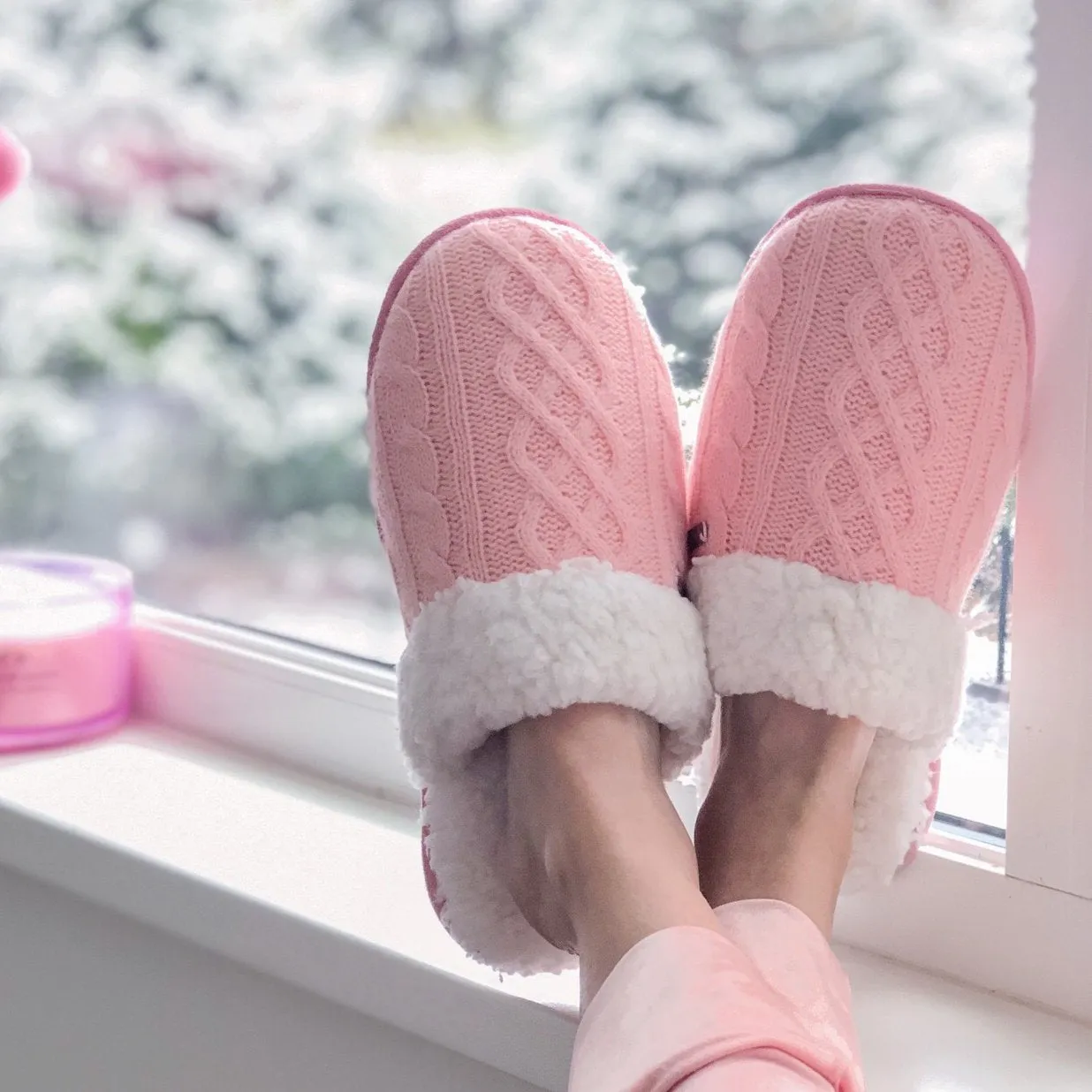 Creekside Slide Slippers - Blush