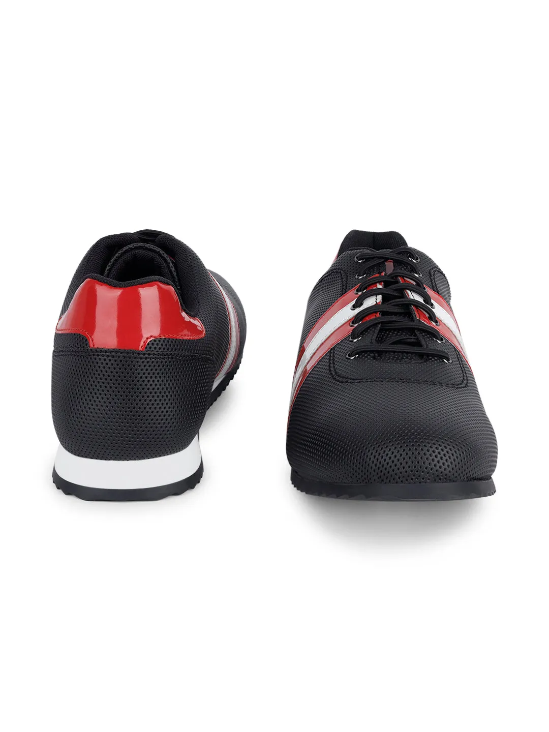 Egyptian Black Fashion Color Blocked Lace-Up Sneaker