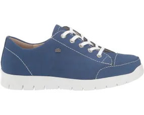 Finn Comfort Women's Swansea Shoes- Navy Suede