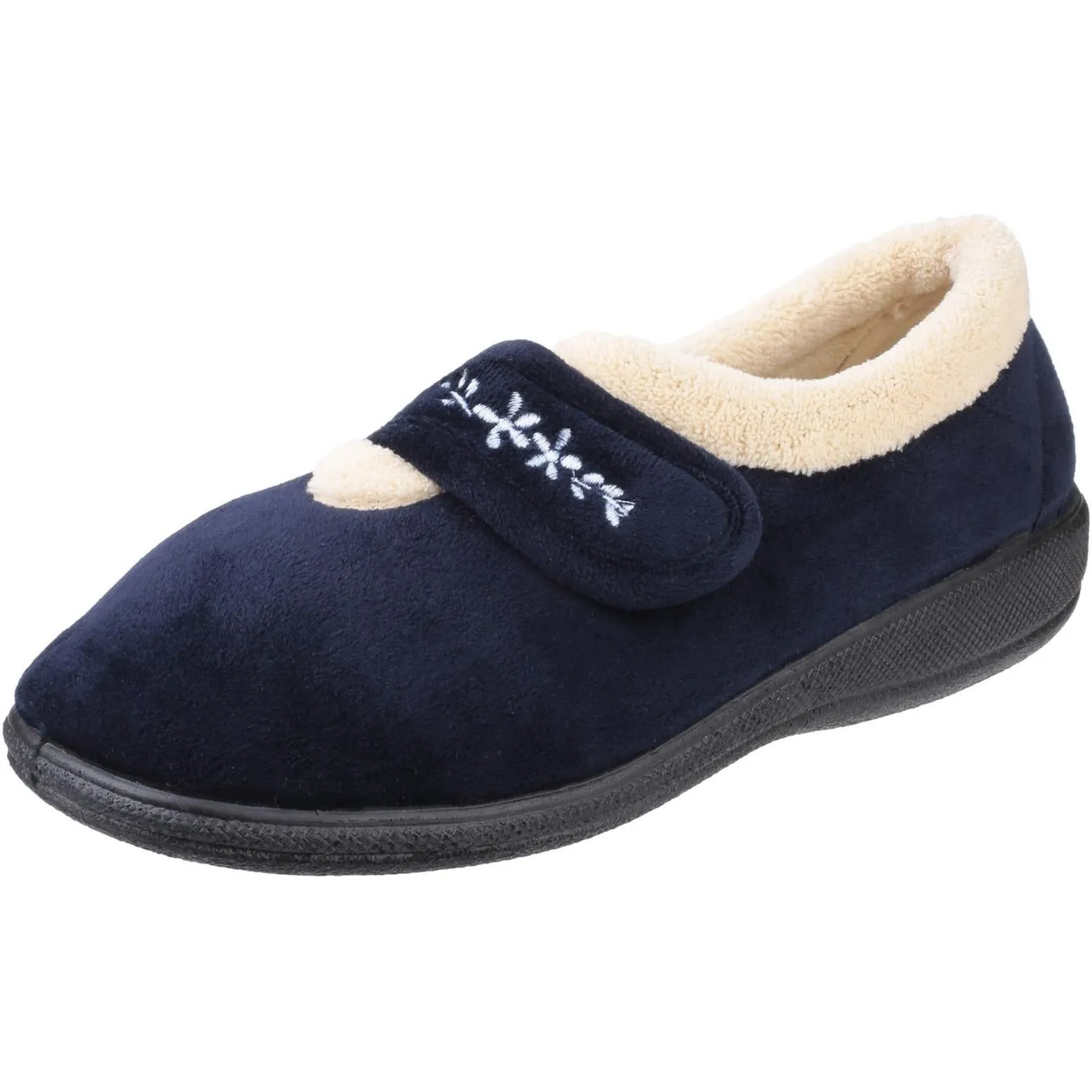 Fleet & Foster Capa Touch Fastening Memory Foam Slipper