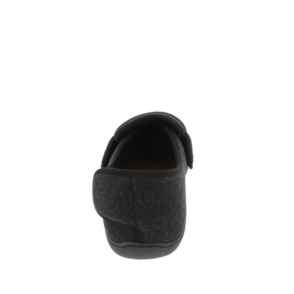 Foamtreads Men's Physician 2 Slippers- Black