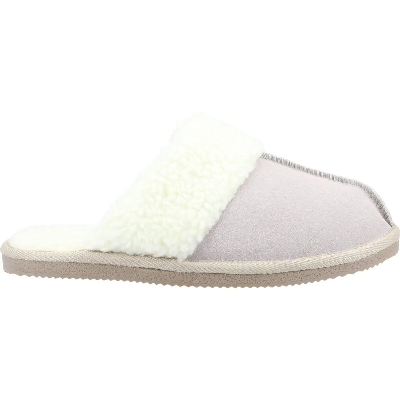 Hush Puppies Arianna Beige Ladies Suede Leather Slippers