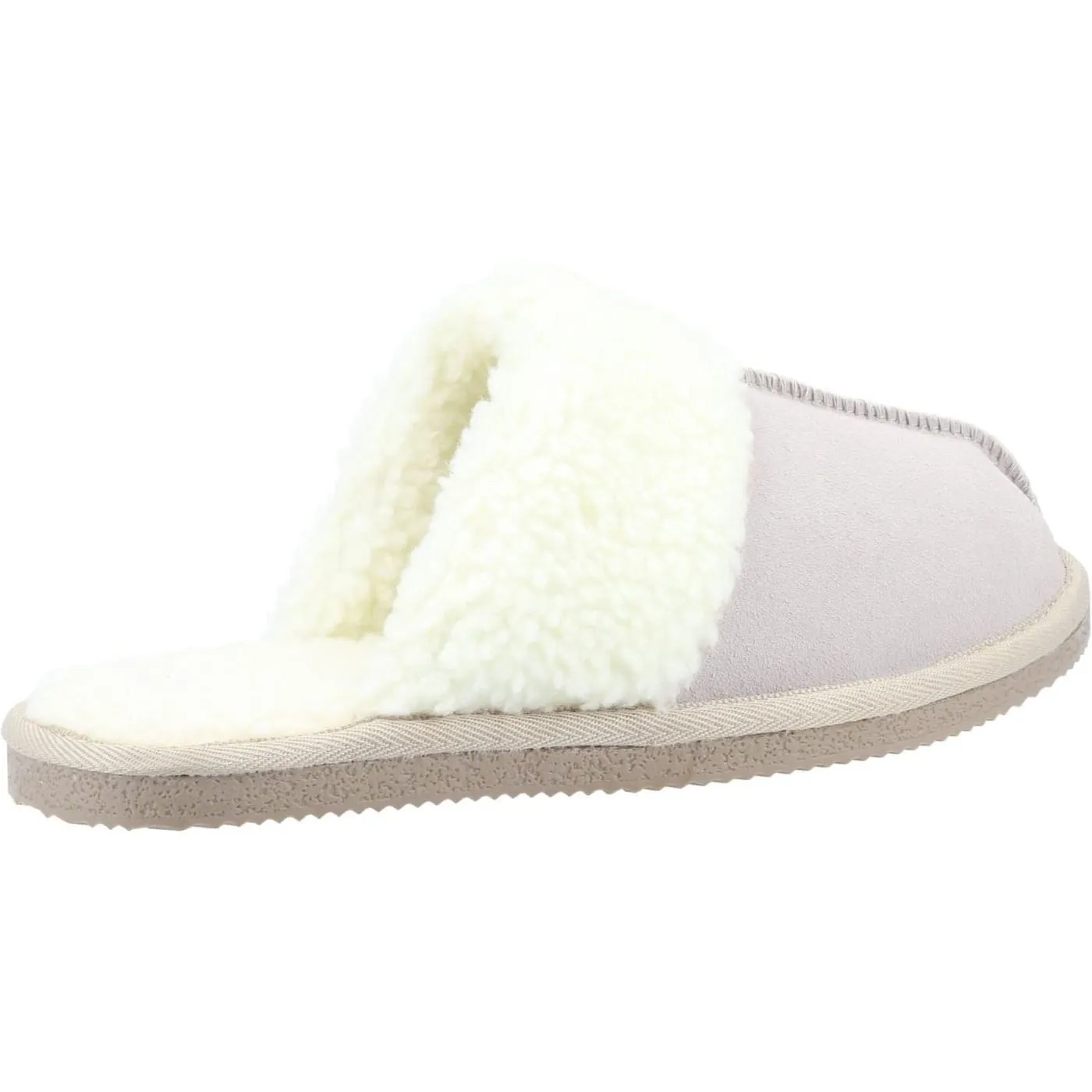Hush Puppies Arianna Beige Ladies Suede Leather Slippers
