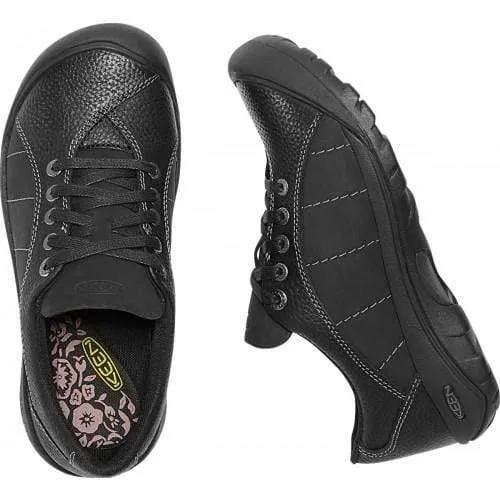 Keen Women's Presidio Lace Up Shoes- Black/ Magnet