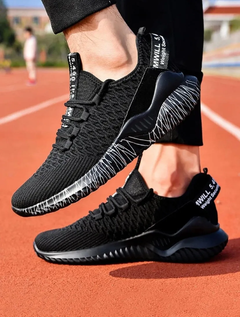 Men’s graphic lace up sneakers