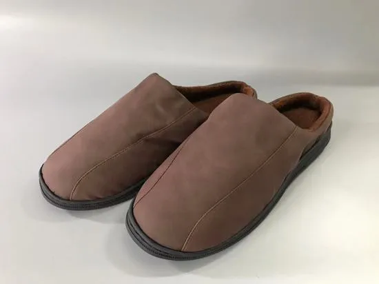 Men's Slippers Chocolate Slip on