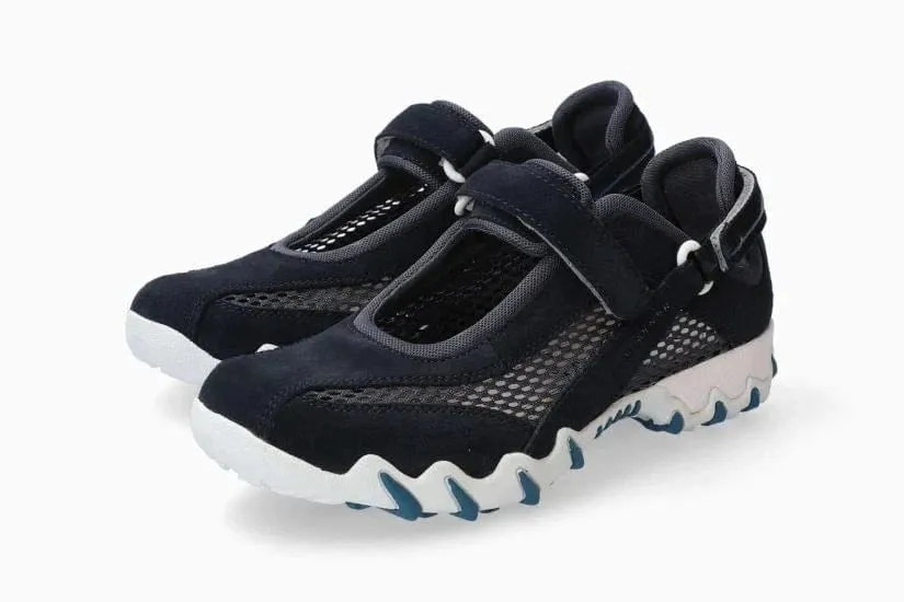 Mephisto All Rounder Women's Niro Shoes- Dark Blue