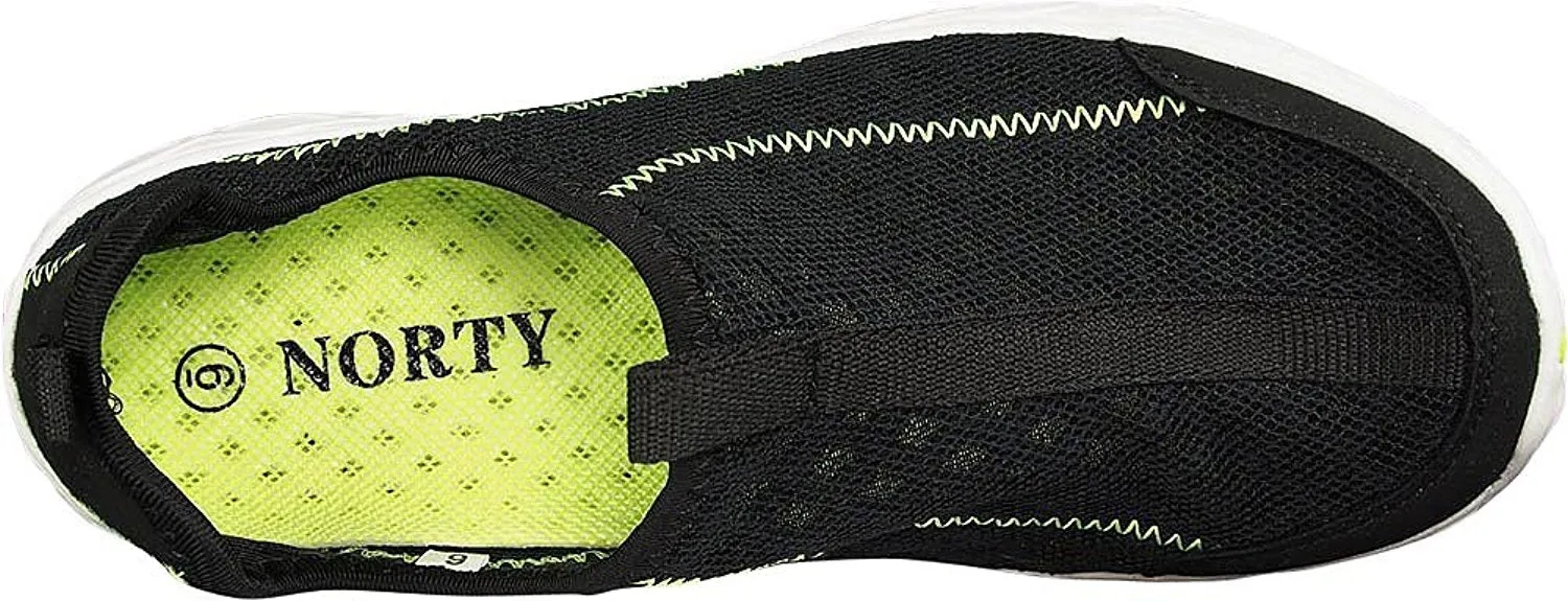 Norty Slip-On Women's Water Shoes for Water Sports & Aerobics Lightweight, Comfortable