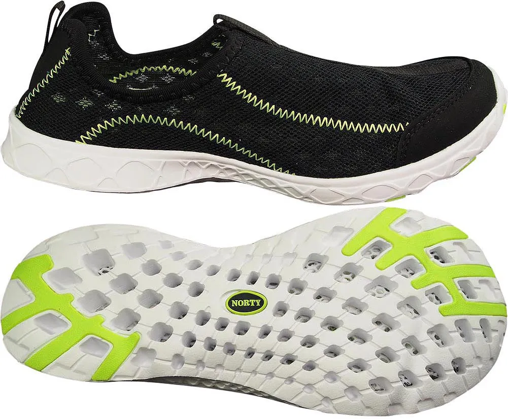 Norty Slip-On Women's Water Shoes for Water Sports & Aerobics Lightweight, Comfortable