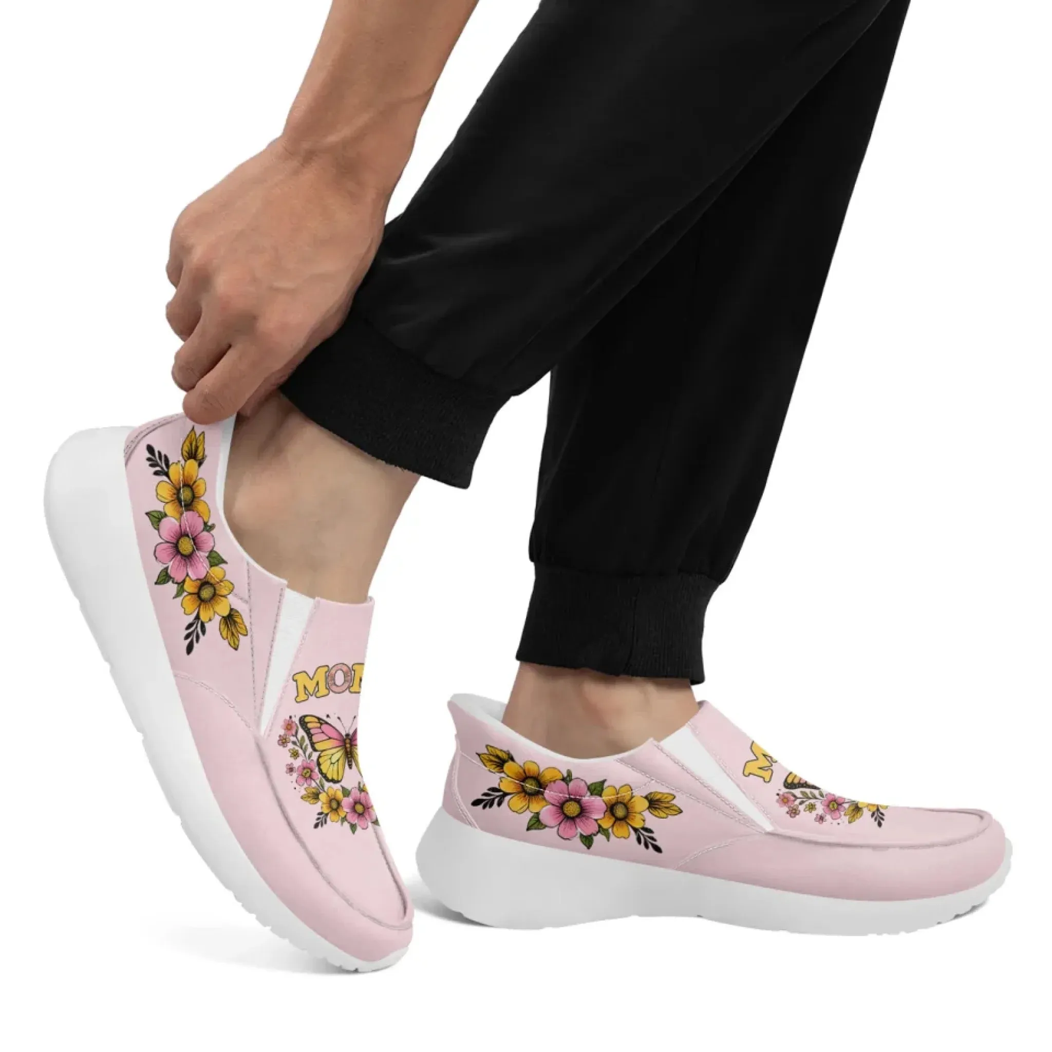 Personalized Mother's Day Sneakers, Custom Comfort and Stylish Slip On Shoes, Best Love Gift
