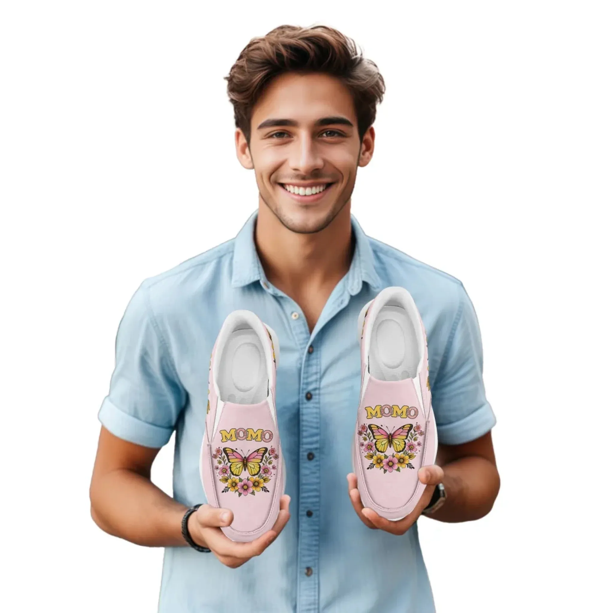 Personalized Mother's Day Sneakers, Custom Comfort and Stylish Slip On Shoes, Best Love Gift