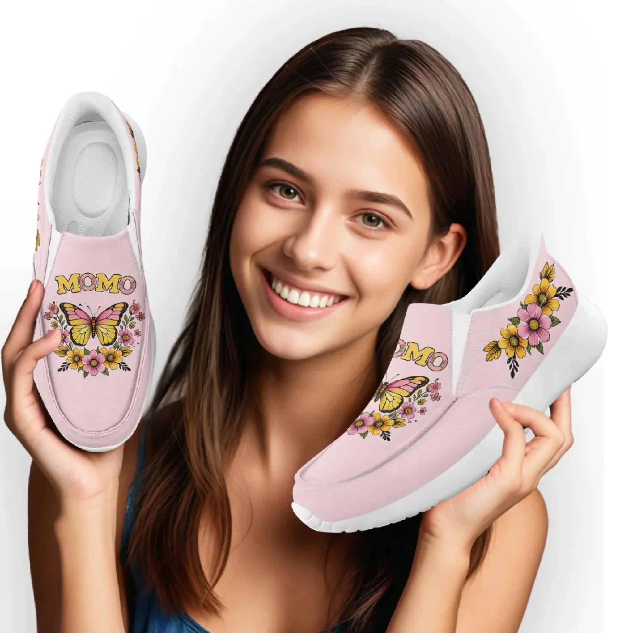 Personalized Mother's Day Sneakers, Custom Comfort and Stylish Slip On Shoes, Best Love Gift