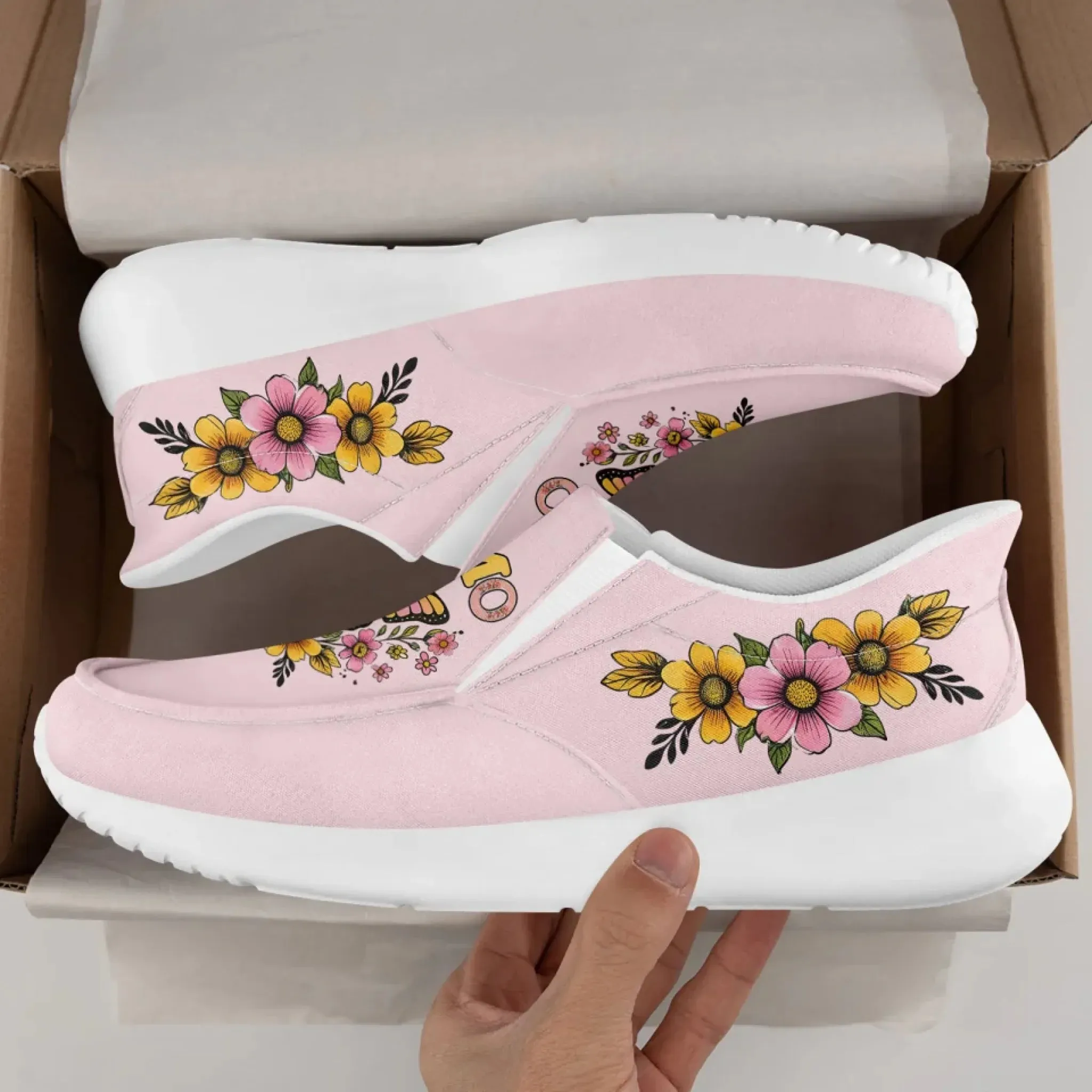 Personalized Mother's Day Sneakers, Custom Comfort and Stylish Slip On Shoes, Best Love Gift