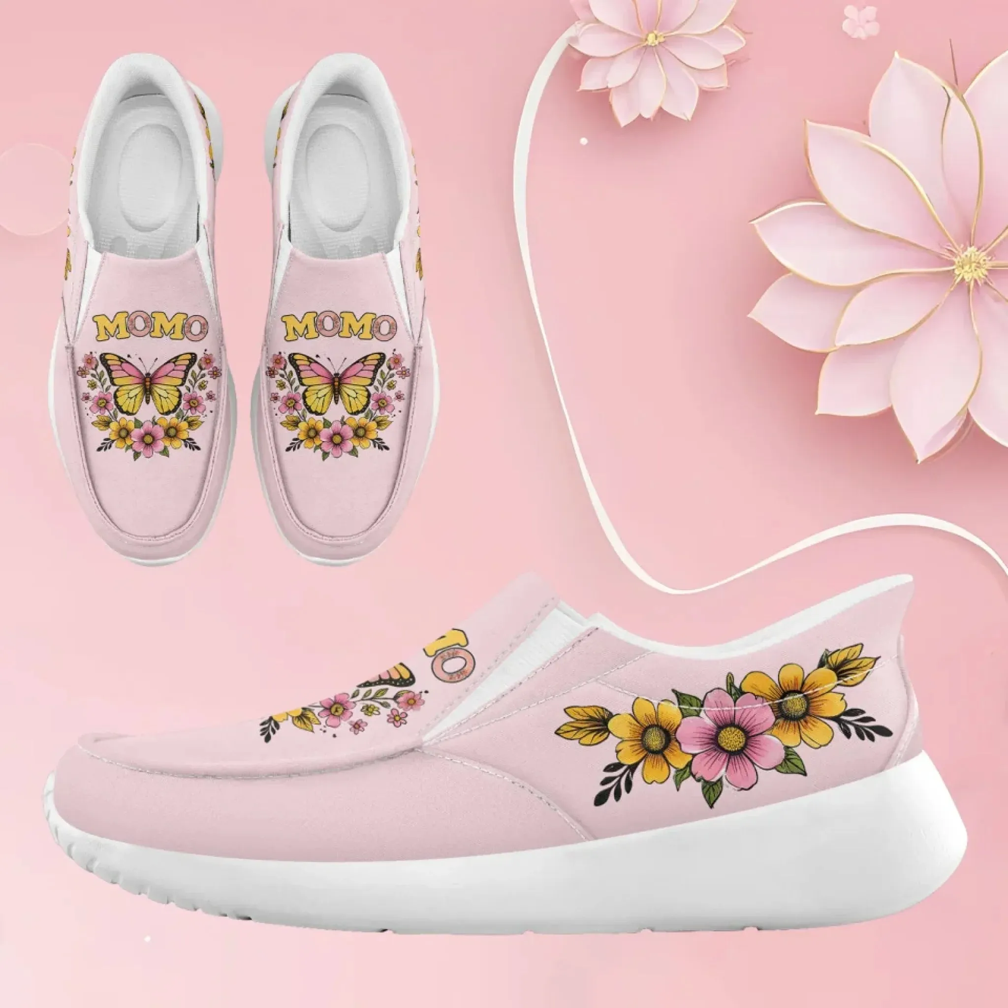 Personalized Mother's Day Sneakers, Custom Comfort and Stylish Slip On Shoes, Best Love Gift