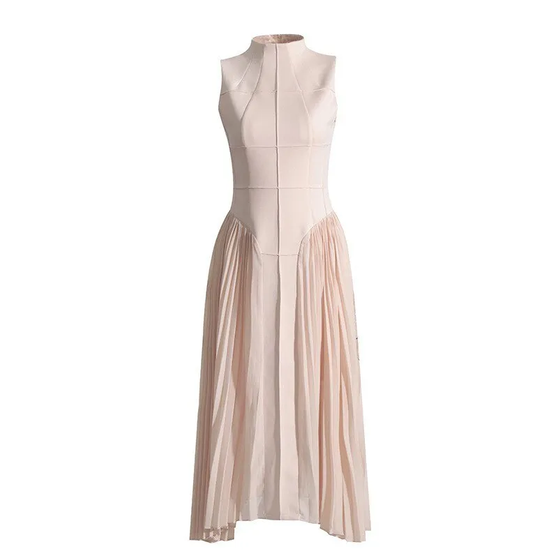 Pre Order:  Sleeveless Collar Dress