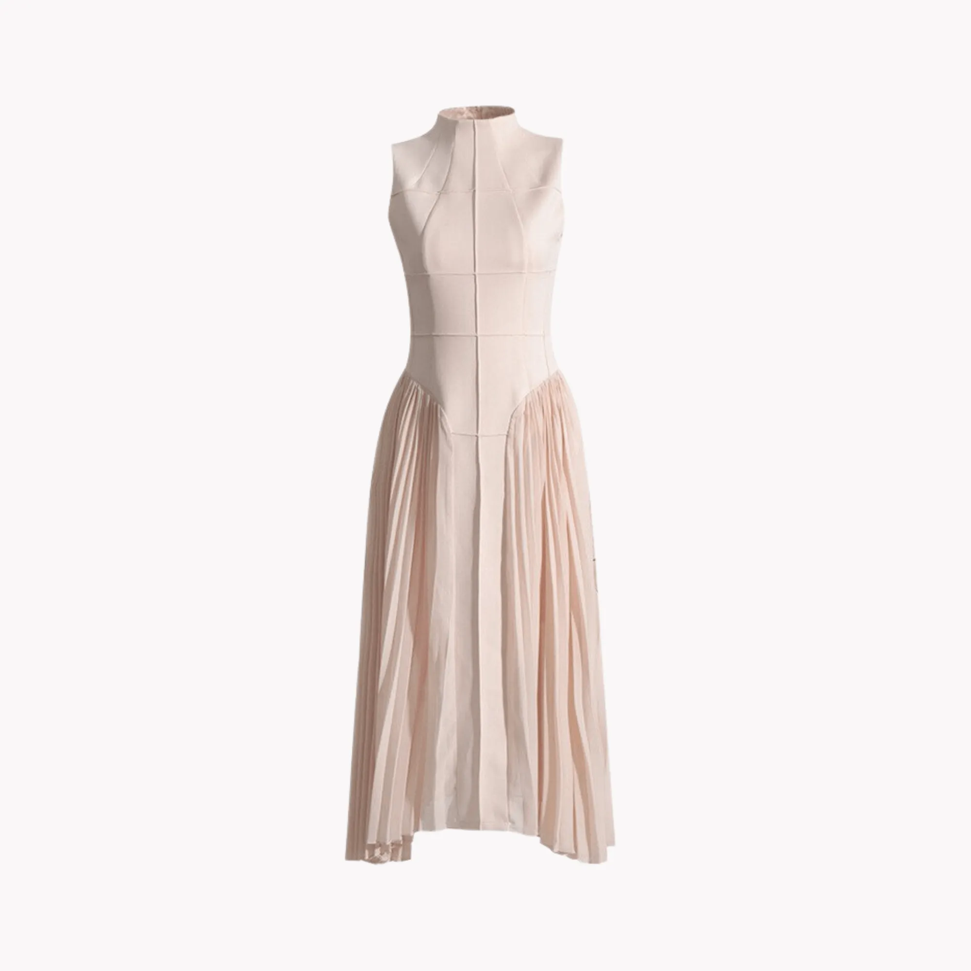 Pre Order:  Sleeveless Collar Dress