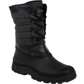 Regatta Mens Okemo Snow Boots - Black