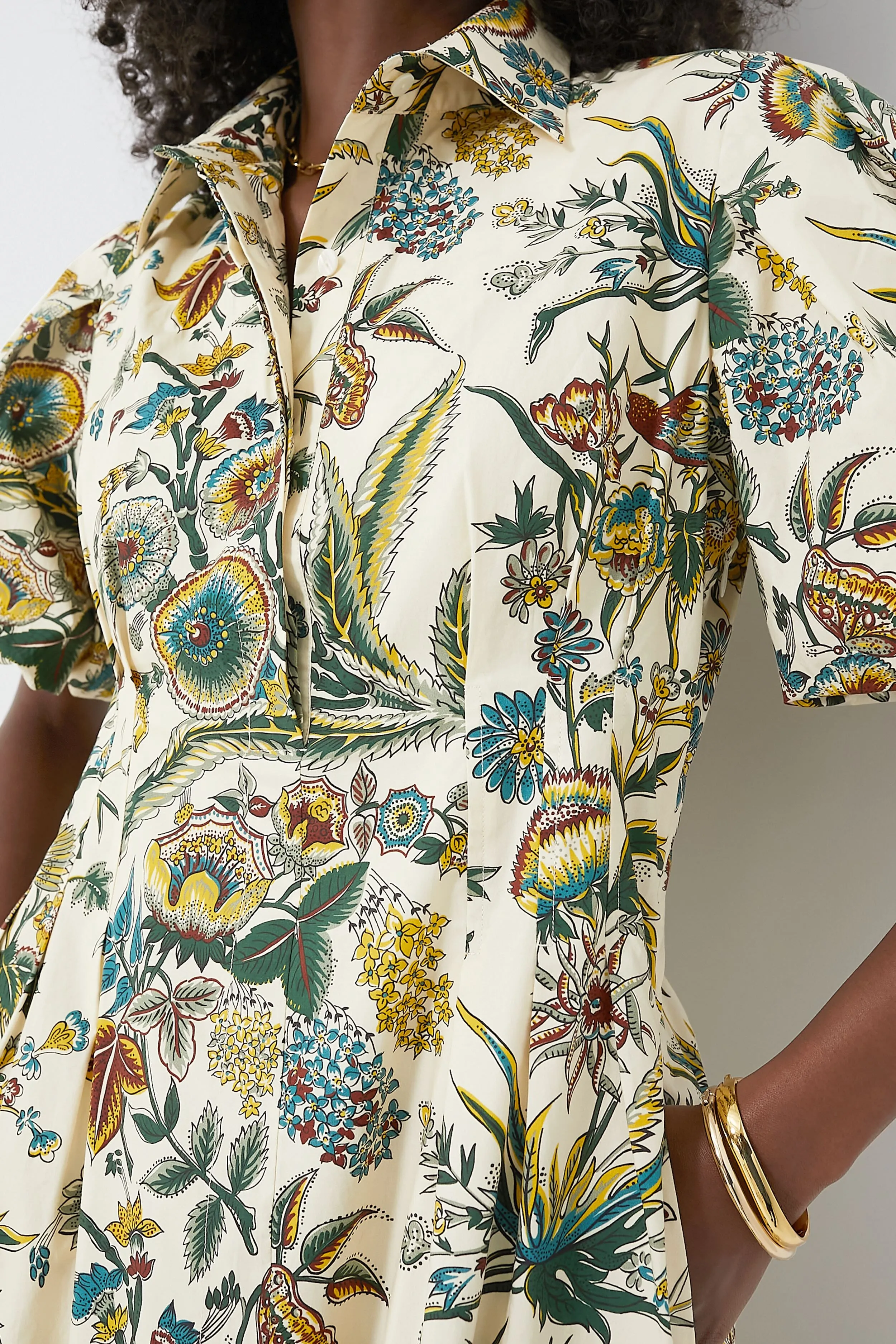 Sharp Floral Delaney Dress