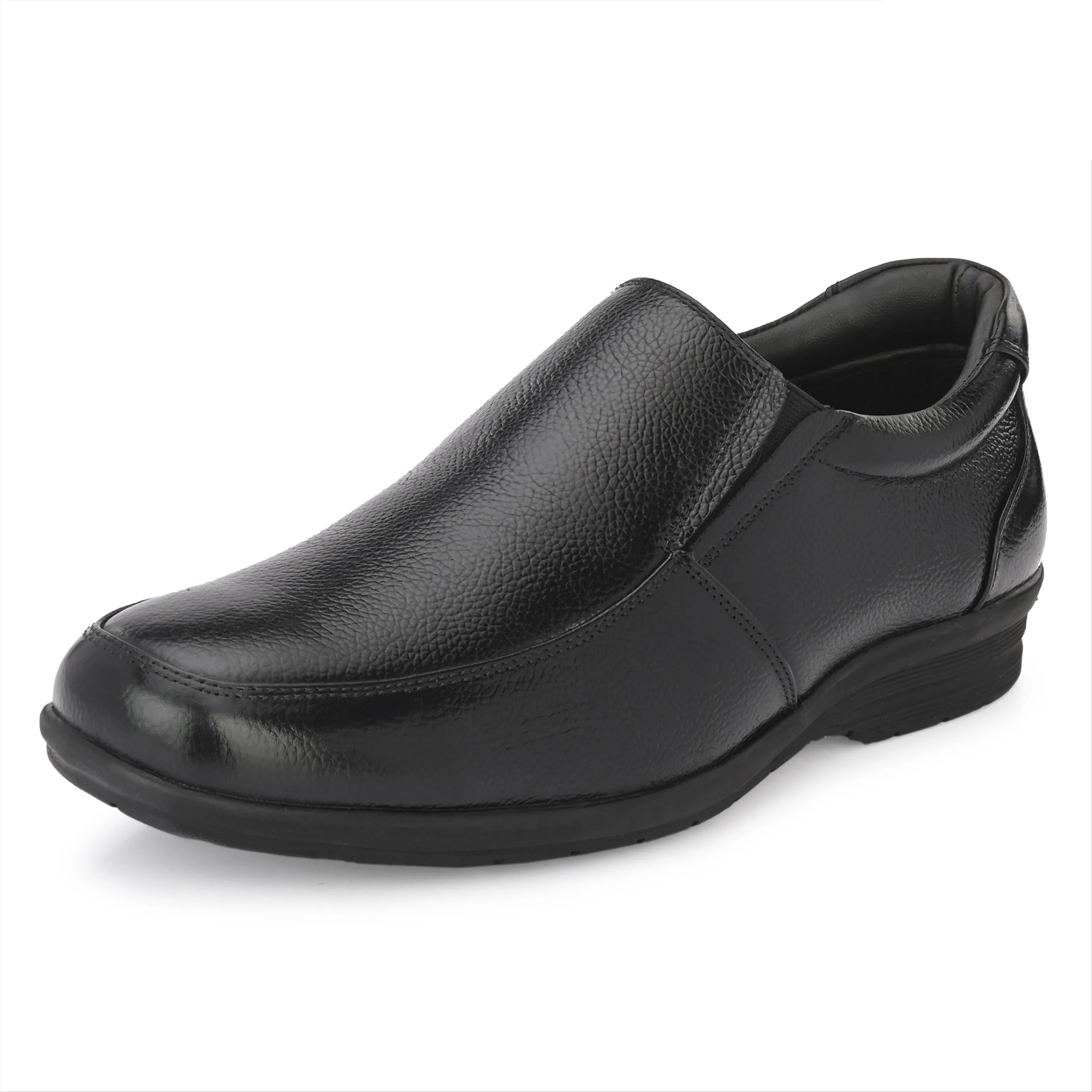 Sharp Full Grain Leather Slip Ons