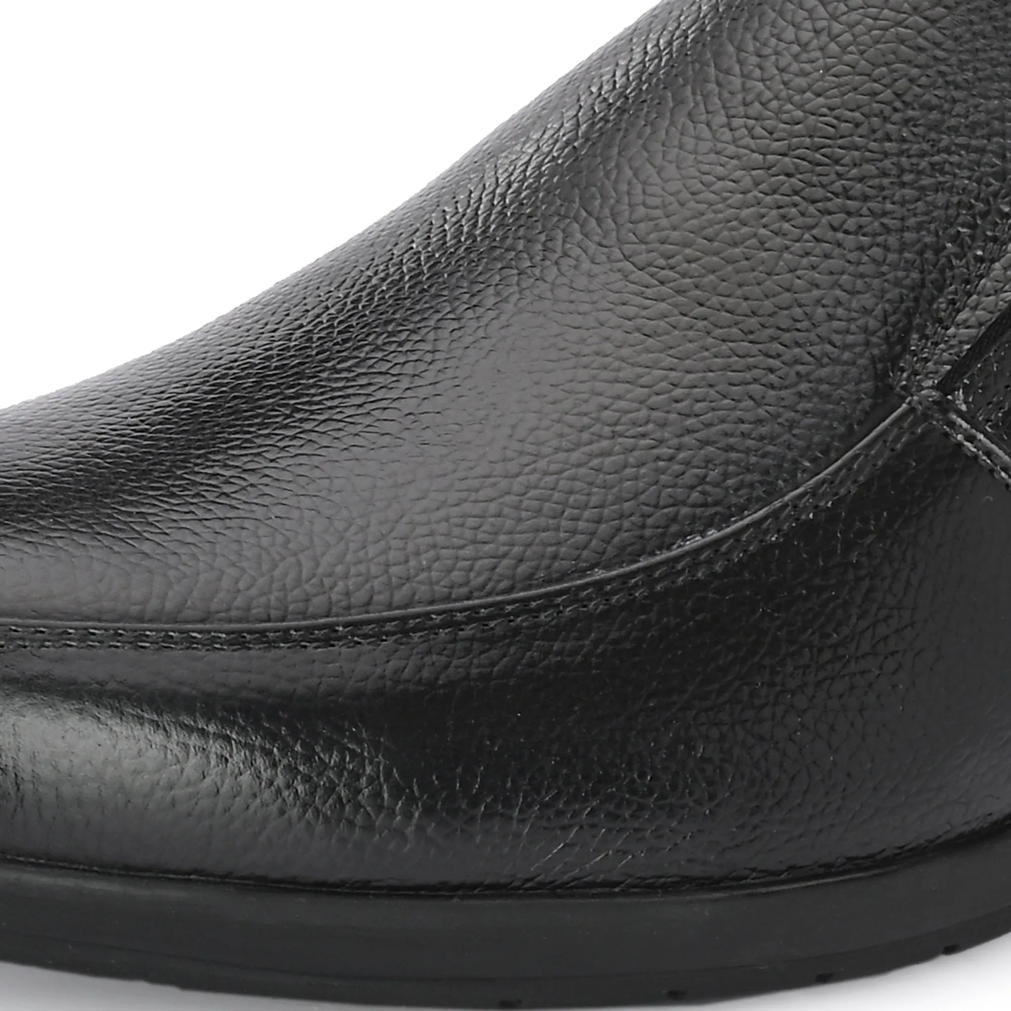 Sharp Full Grain Leather Slip Ons