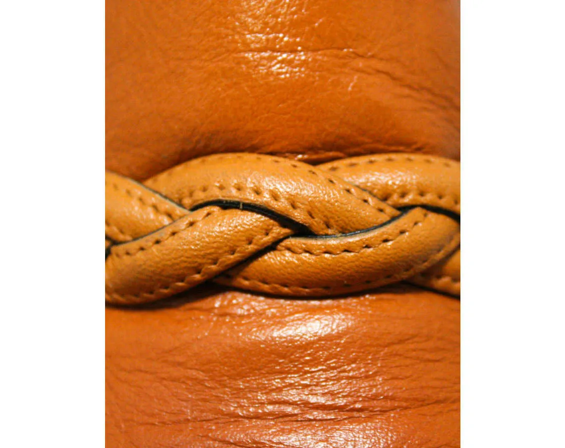 Size 8 1960s Shoes - Caramel Leather Loafers - 60s Shoes - Nice Quality - Hipster 60s - Loafer Style - Unworn 60's Deadstock - 44153-2
