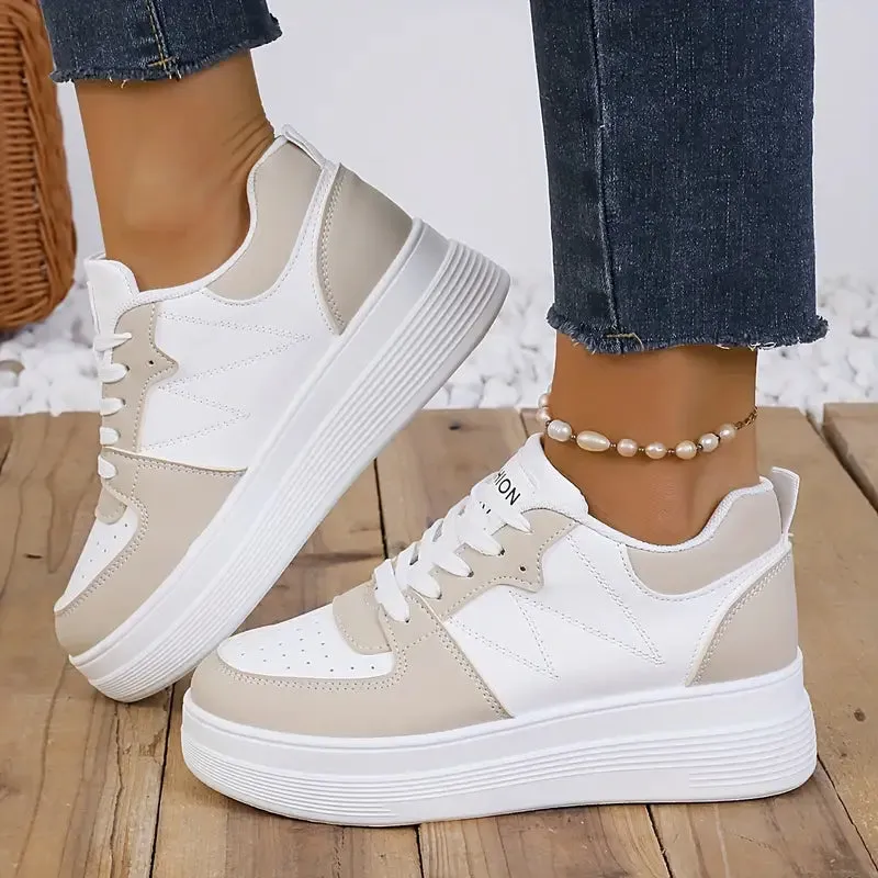 SYNTIA™ STYLISH COMFORT PLATFORM SNEAKERS