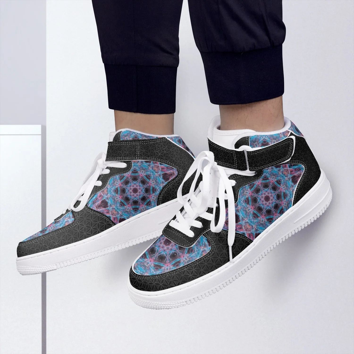 Veil Mandala High-Top Sneakers