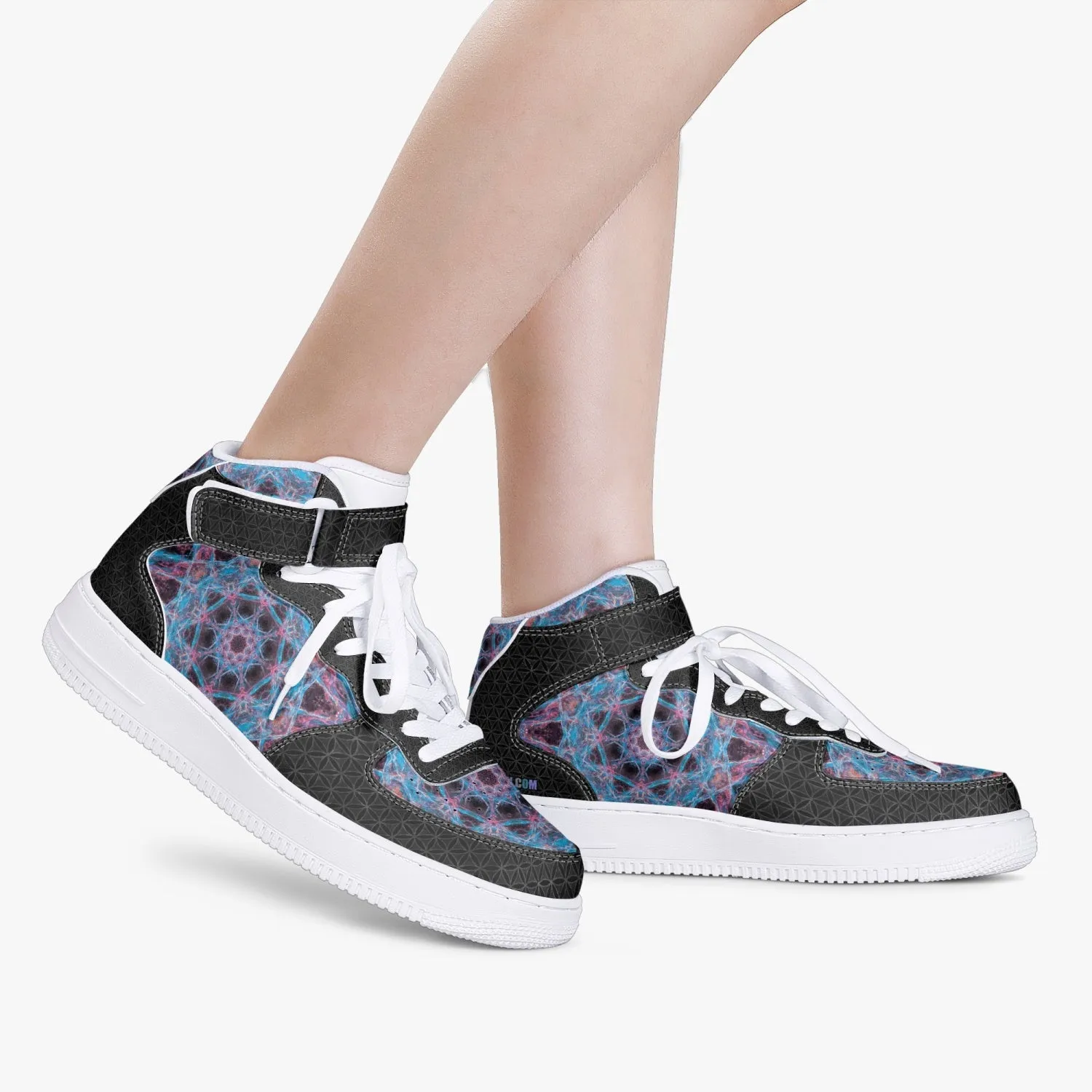 Veil Mandala High-Top Sneakers