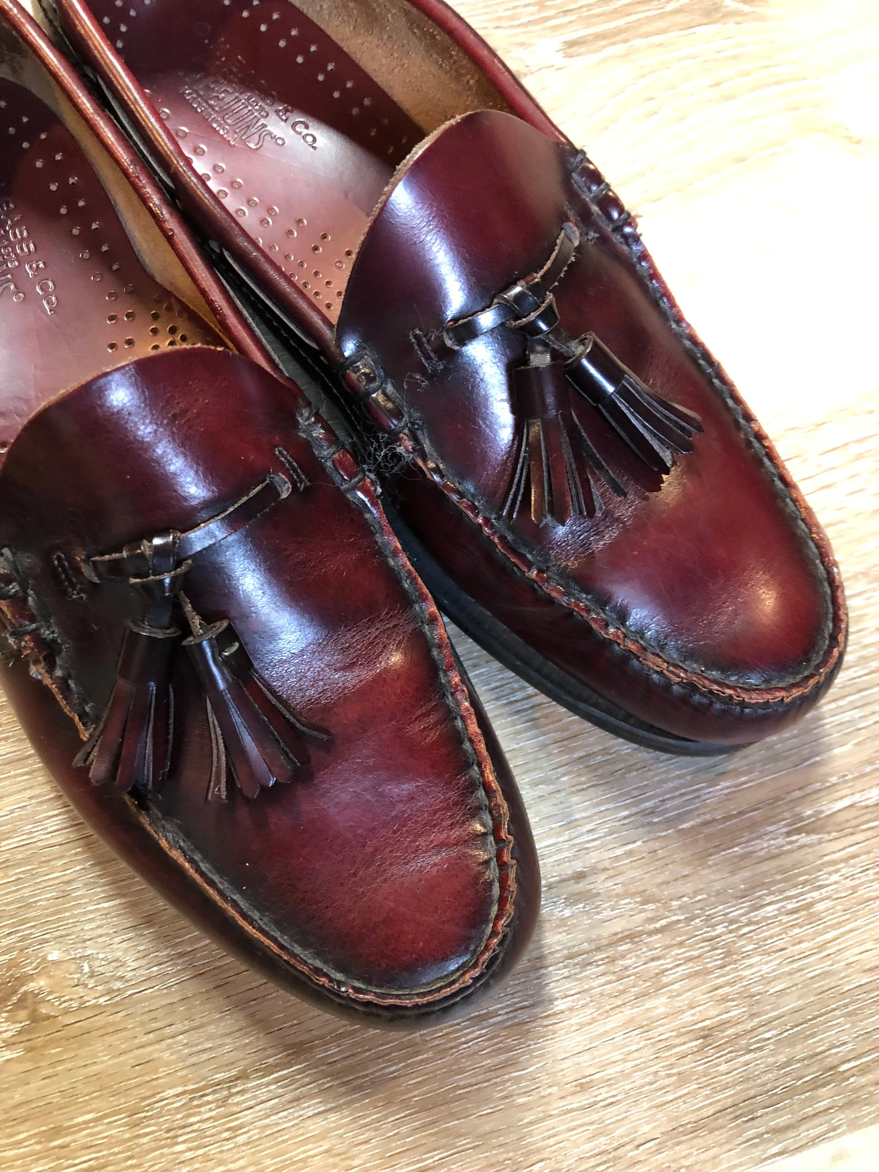 Vintage G.H. Bass & Co Weejuns, Made in USA, US 8 E Mens