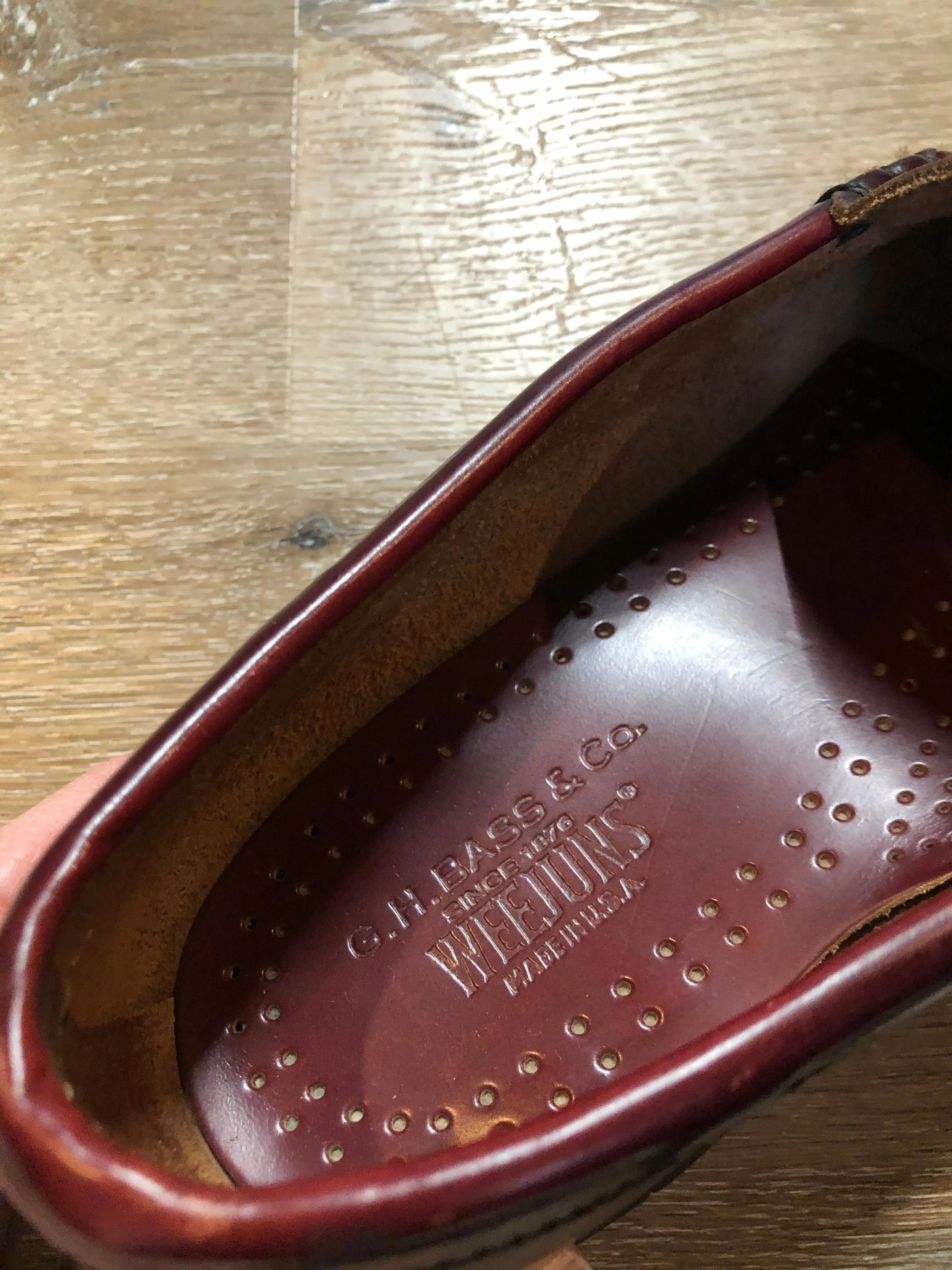 Vintage G.H. Bass & Co Weejuns, Made in USA, US 8 E Mens
