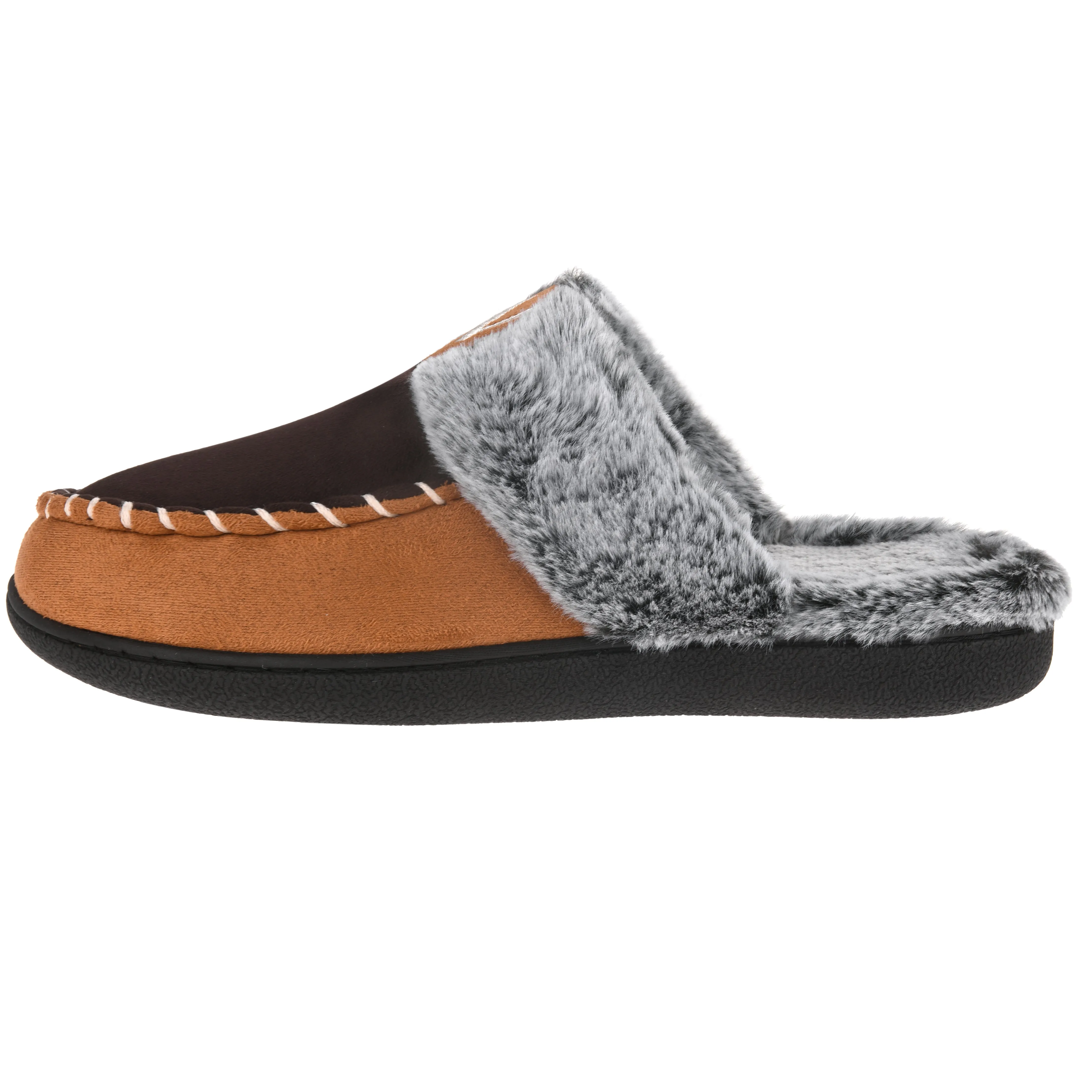 VONMAY Women's Comfy Fuzzy House Slipper Scuff Memory Foam Slip on Warm Moccasin Style Indoor Outdoor