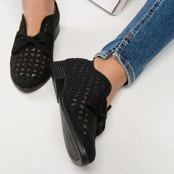 Women'S Pointed Toe Low Heel Mesh Shoes 42235137